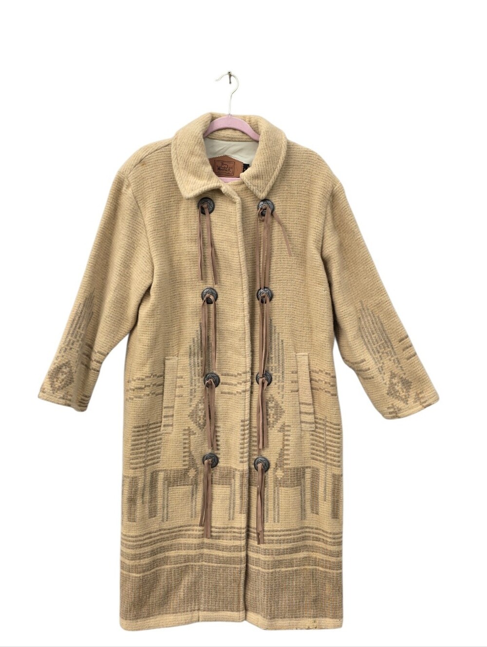 Woolrich Southwestern Wool Blanket Coat